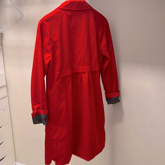 Red Bird Trench Coat - Picture 12 of 14